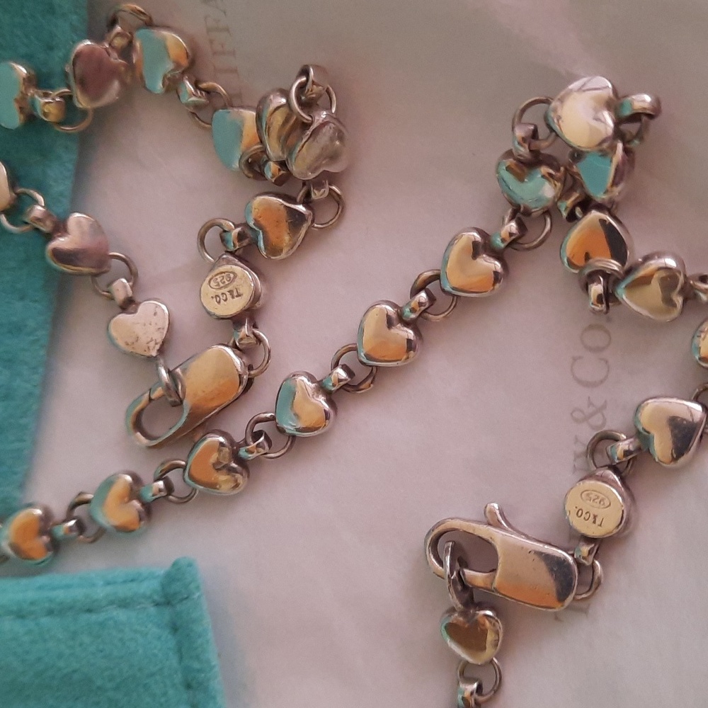 ON HOLD Tiffany & Co. Heart Necklace & Bracelet Set - Picture 5 of 5